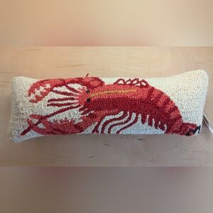 Lobster Design Rectangular Pillow New With Tags
